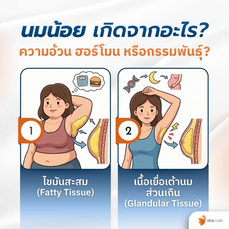 นมน้อย เกิดจากอะไร