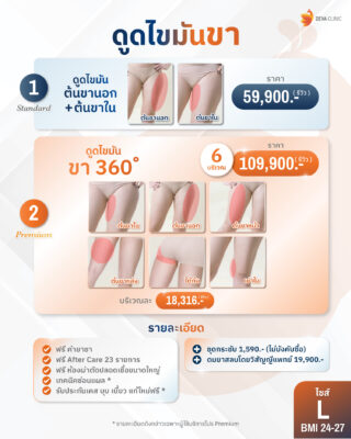 โปรโมชั่นดูดไขมันต้นขา L