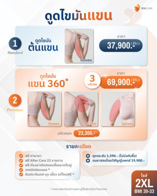 โปรโมชั่นดูดไขมันต้นแขน 2XL