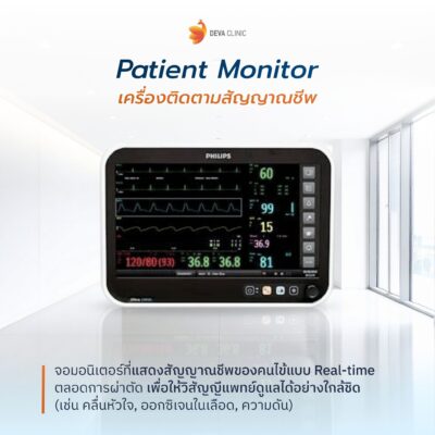 เครื่องติดตามสัญญาณชีพ (Patient Monitor)