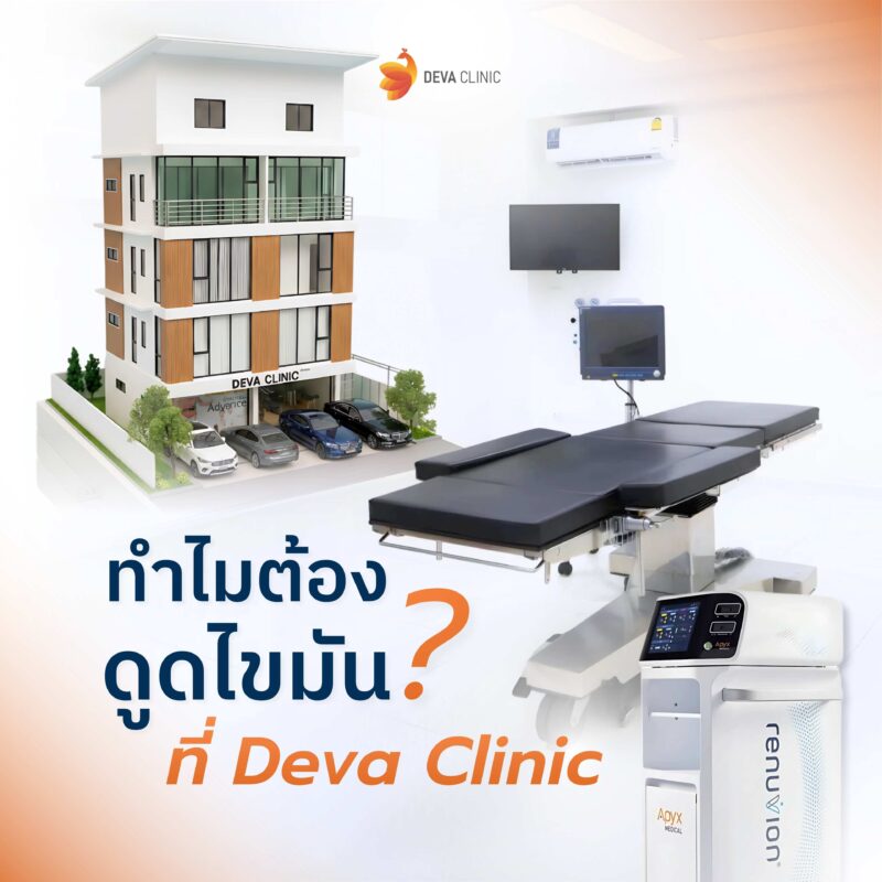 ทำไมต้องเลือกดูดไขมันที่ Deva Clinic? มั่นใจในผลลัพธ์ ด้วยประสบการณ์กว่า 12 ปี